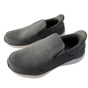 Skechers Hands Free Slip-ins Relaxed Fit Mens Grey Sneakers 233103 Size 10